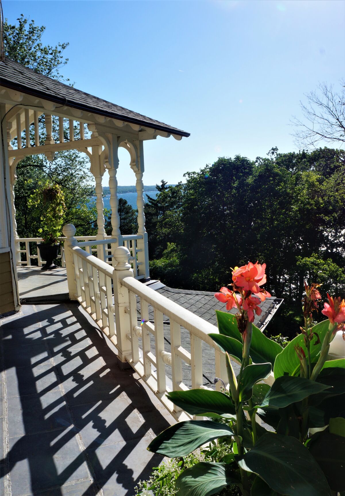 Black Point: View from Second Story Wrap-Around Veranda